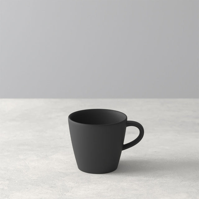 Tazzina caffè Manufacture Rock Villeroy & Boch porcellana nera opaca 100ml