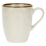 Tazza mug Concerto Rose & Tulipani in stoneware color avorio 430 ml