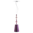 Lampada a sospensione Belle De Nuit II Lladrò in porcellana 170cm