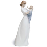 Statuina Il Tesoro Della Mamma Lladrò in porcellana opaca 32x14 cm