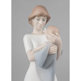 LLADRO' Figurina Il Tesoro Della Mamma 32x14cm Porcellana
