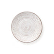 Piatto piano Serendipity Brandani in stoneware bianco diametro 27,5 cm
