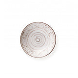 Piatto fondo Serendipity Brandani in stoneware bianco diametro 20 cm