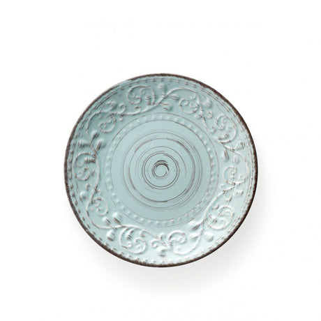 Piatto frutta Serendipity Brandani in stoneware turchese 21 cm