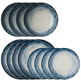 ARTHUR KRUPP - Set 12 Pezzi Servizio Piatti Tavola Shade Sea Porcellana