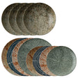 Set piatti Nature Essence Arthur Krupp in porcellana con texture foglie 12 pezzi