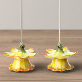 Set due campanelle Mini Flower Bells Villeroy & Boch in porcellana 4x5 cm