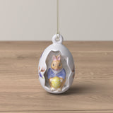 Uovo di Pasqua Bunny Tales Villeroy & Boch in porcellana decorata 7 cm