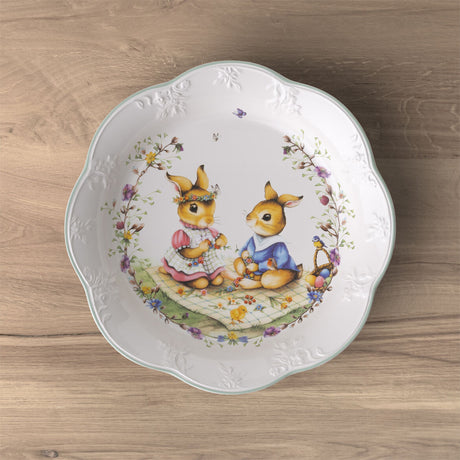 Ciotola Spring Fantasy Villeroy & Boch in porcellana a forma di fiore 25 cm