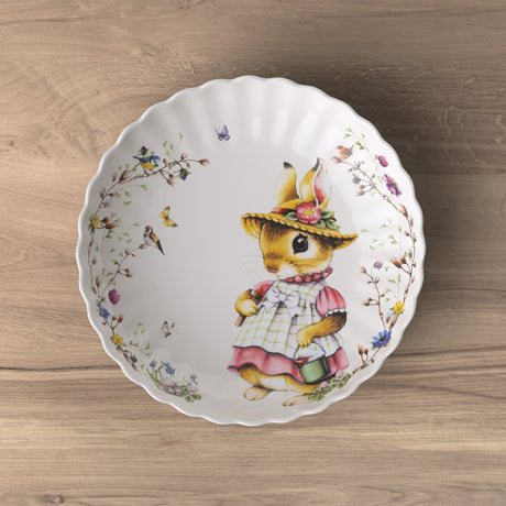 Ciotola Spring Fantasy Villeroy & Boch in porcellana a forma di fiore 24 cm