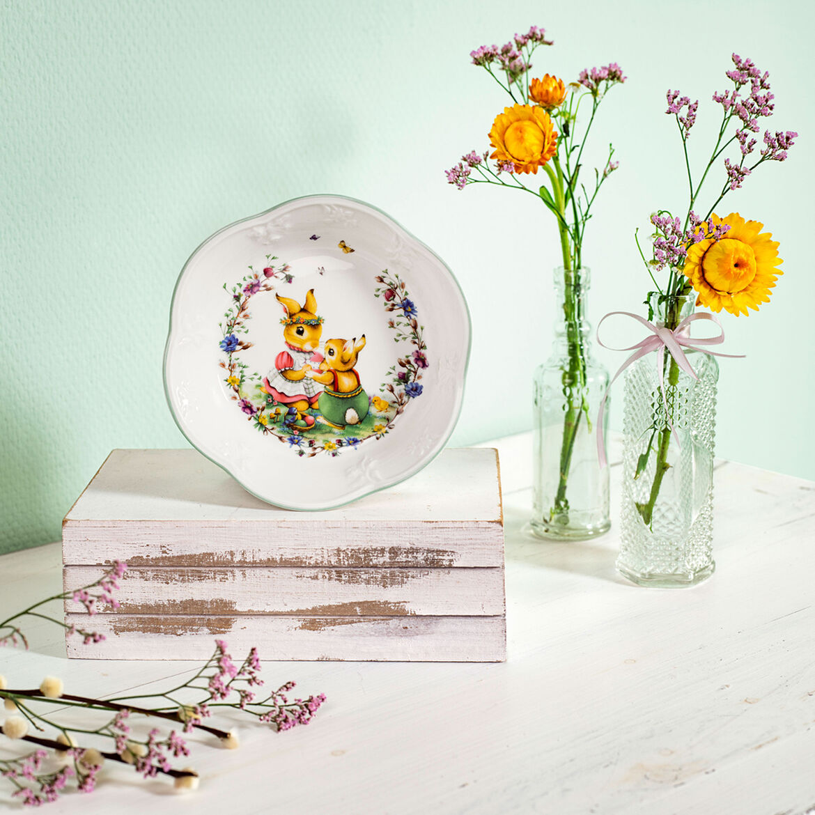 VILLEROY & BOCH Spring Fantasy Anna e Paul Coppa Ciotola 16cm Tavola di Pasqua