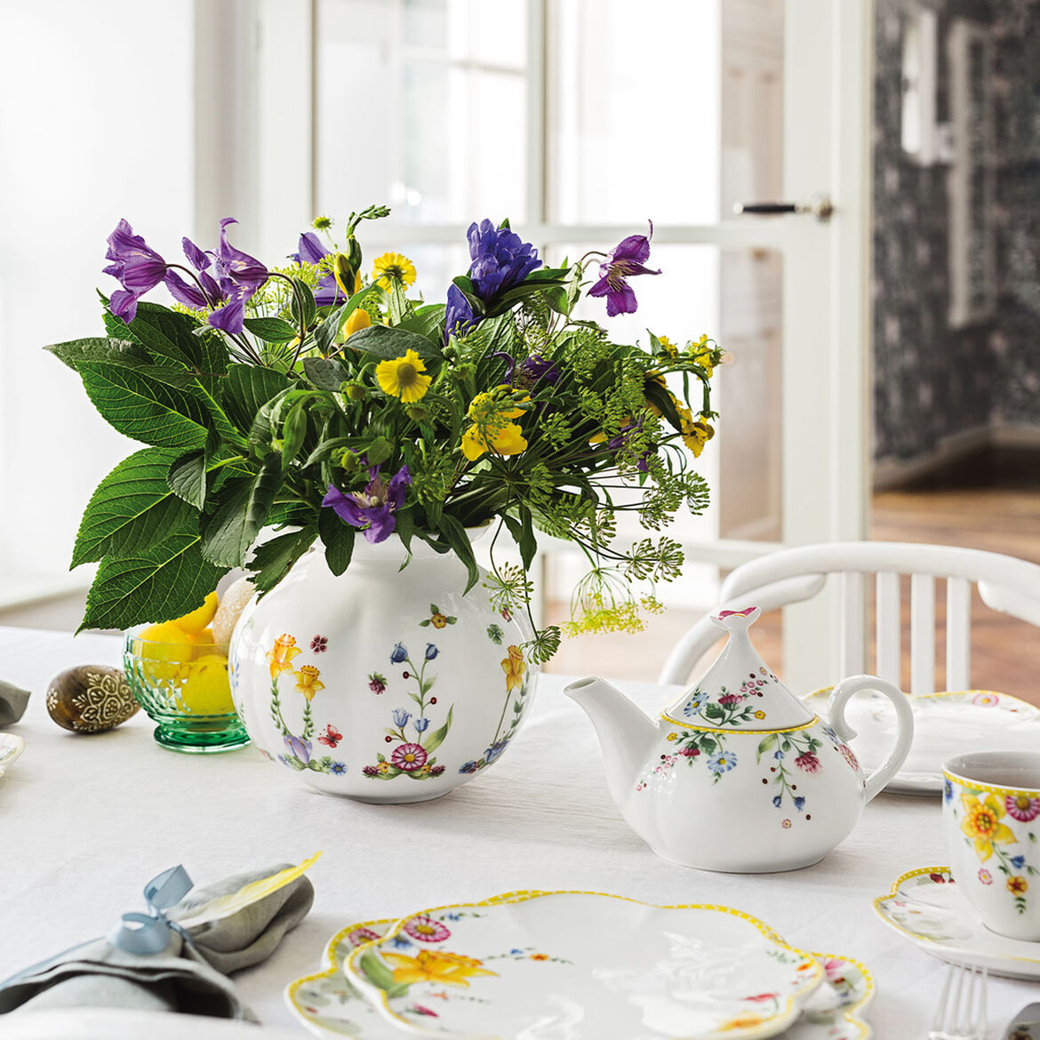VILLEROY &amp; BOCH Spring Awakening Large Table Vase 18cm Easter Decoration