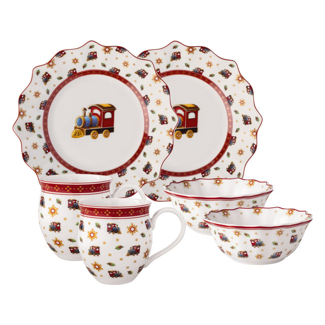 Set colazione Toy’s Delight Villeroy & Boch in porcellana decorata 6 pezzi