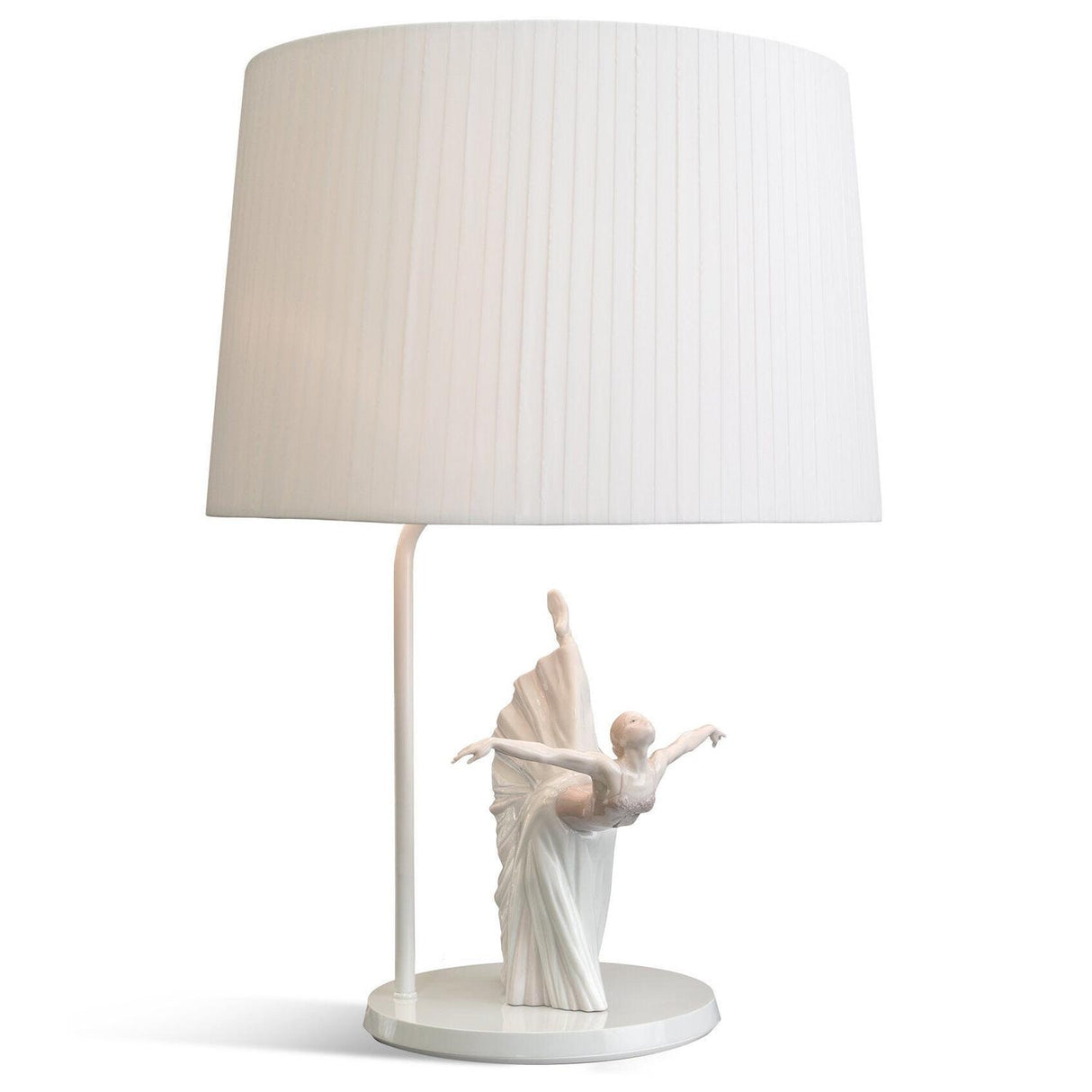 Lampada da tavolo Giselle Arabesco Lladrò in porcellana 57x40 cm