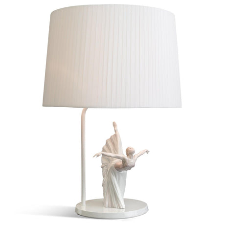 Lampada da tavolo Giselle Arabesco Lladrò in porcellana 57x40 cm