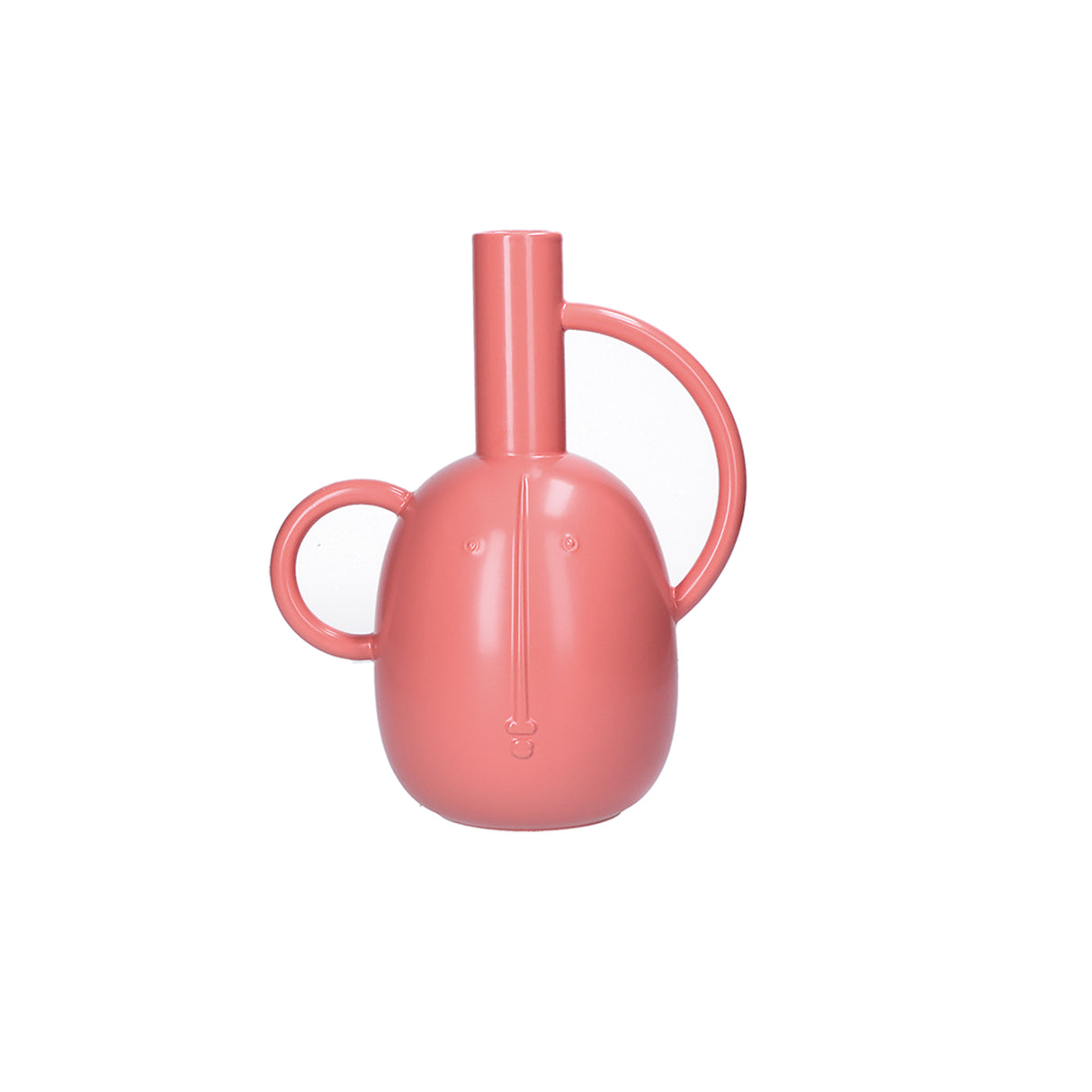 DOMESTIC RITUALS - Pelike Orange Ceramic Vase 28cm