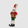 Elfo di Natale EDG in stoffa decorativa altezza 63 cm