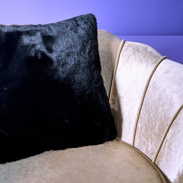 WERNS Armchair Shell Audrey Champagne 82x75x79cm Velvet