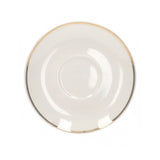 BRANDANI Punto Oro Set 2 Pezzi Tazza Caffè c/Piattino Porcellana Bianco Oro