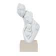 Scultura Famiglia Nascita Bongelli Preziosi in marmorino 27 cm