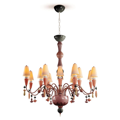 Lampada a sospensione Ivy And Seed Lladrò in porcellana 133x115 cm