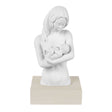 Scultura Madre con Bambino Bongelli Preziosi in marmorino bianco 15 cm