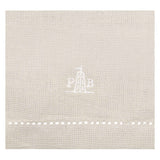 LA PORCELLANA BIANCA Manto Stripe Runner 143x45cm Ecru 100% Cotton
