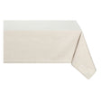 Tovaglia Ammanto La Porcellana Bianca in cotone ecrù 140x240 cm