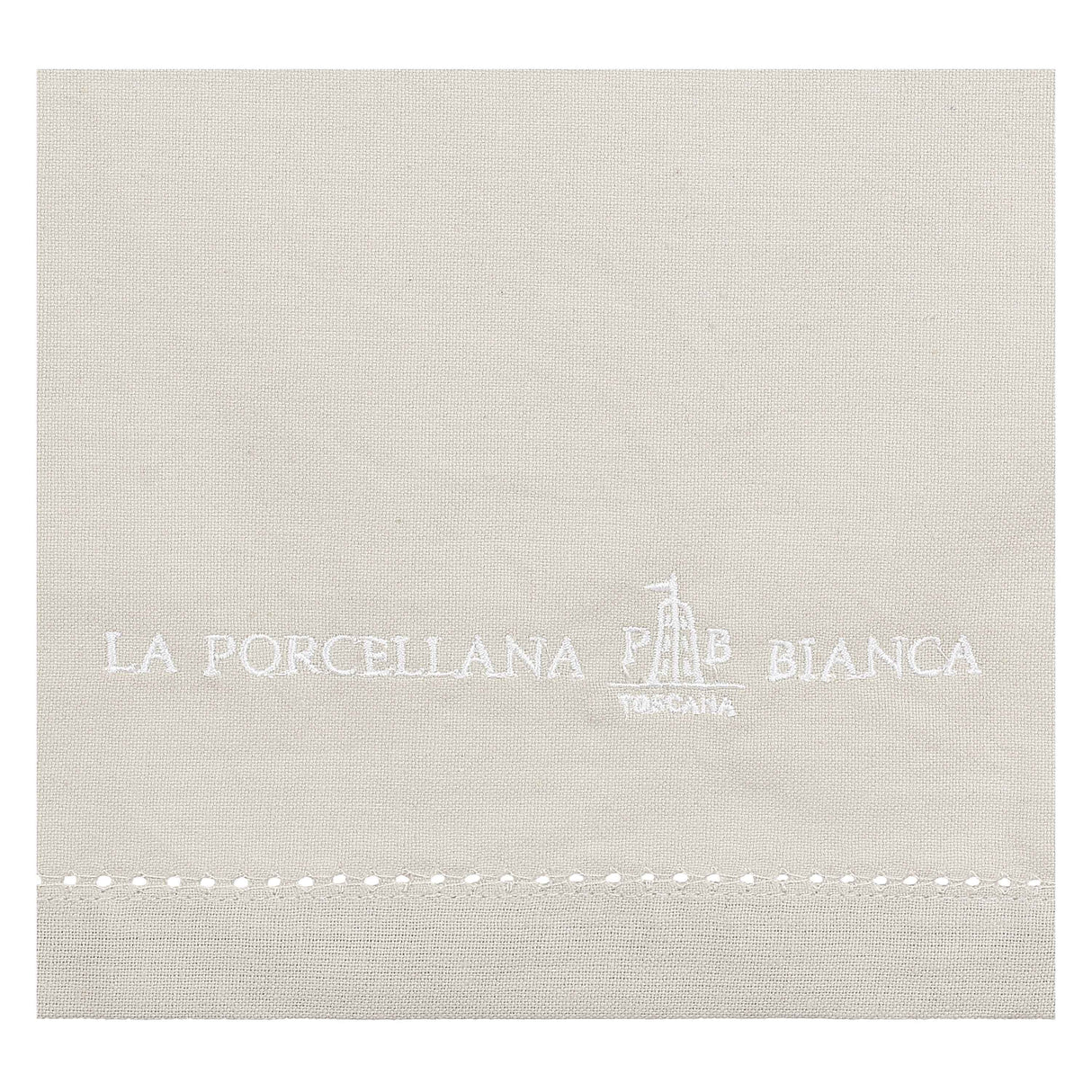 LA PORCELLANA BIANCA Manto Tablecloth 140x240cm Ecru 100% Cotton