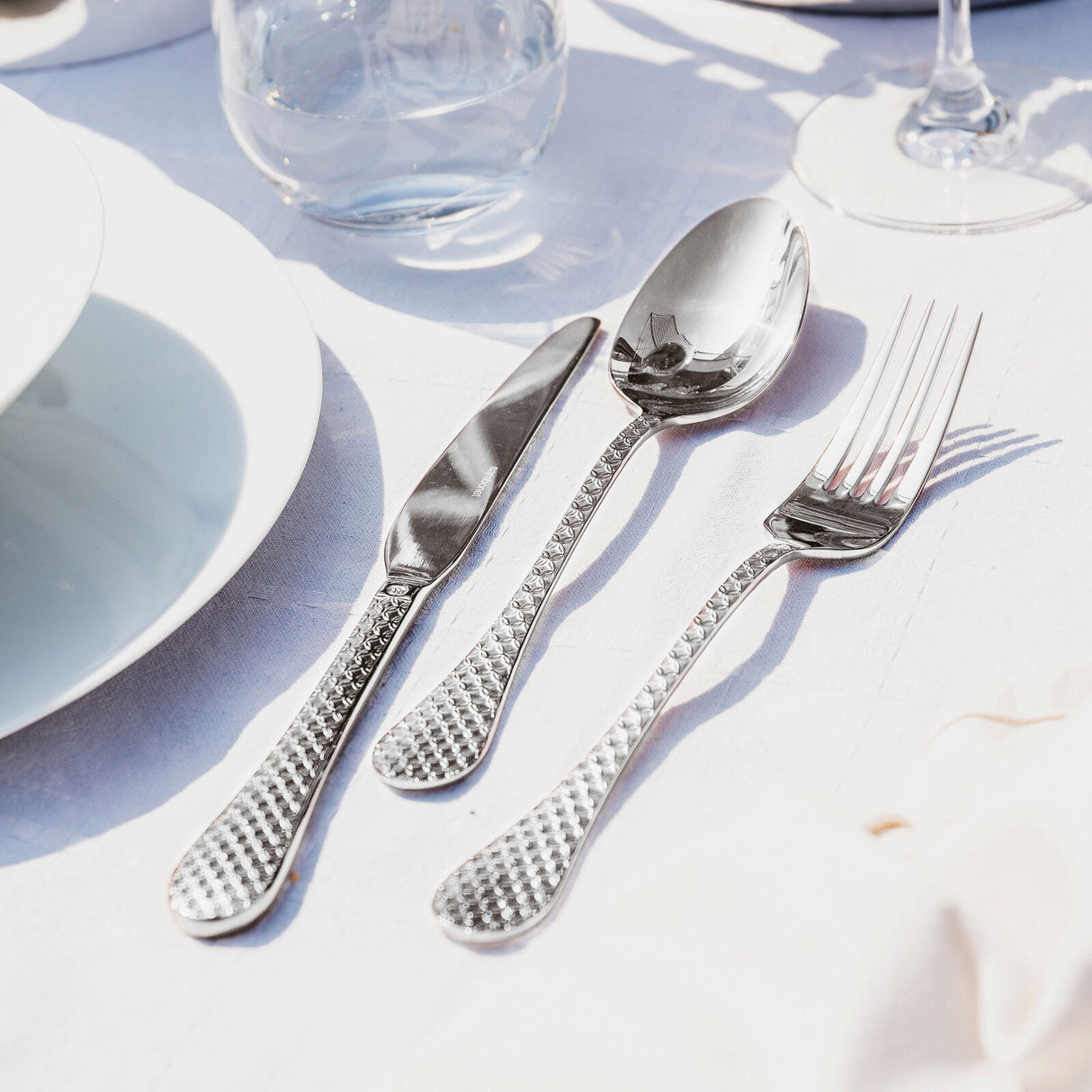 SAMBONET - Taormina Set Posate 24 Pezzi Servizio Tavola Acciaio Inox