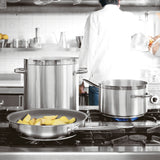 PADERNO Low Pot 24cm Series 1100 Grand Gourmet Stainless Steel 8.5 LT