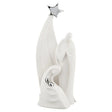 Presepe Natività Bongelli Preziosi in marmorino bianco altezza 37 cm