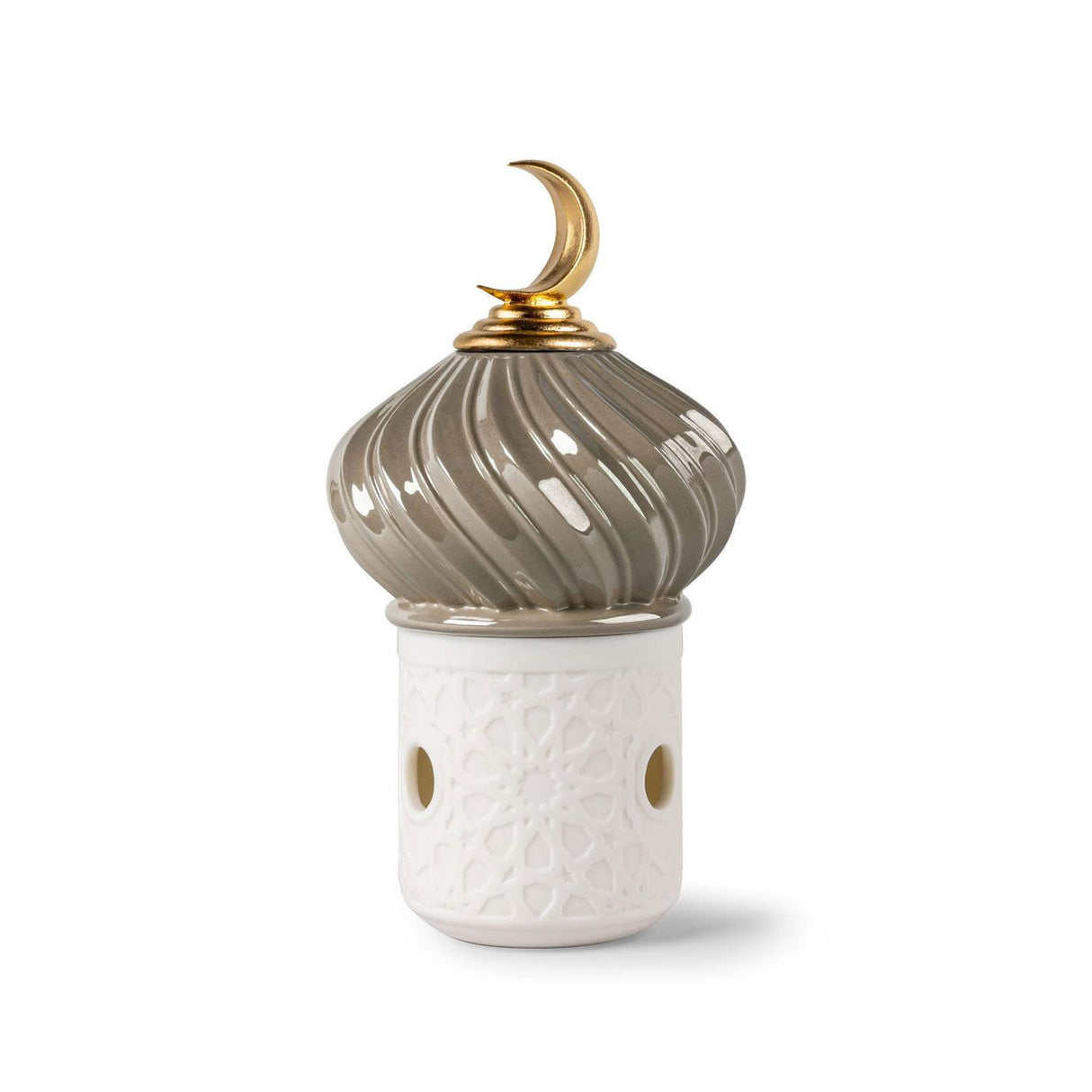 Diffusore incenso Majestic Nights Lladrò in porcellana smaltata 14x8 cm