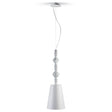 Lampada a sospensione Belle de Nuit Lladrò in porcellana 170x23 cm