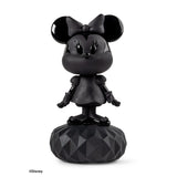 Scultura Minnie Total Black Lladrò in porcellana nera 31x17 cm
