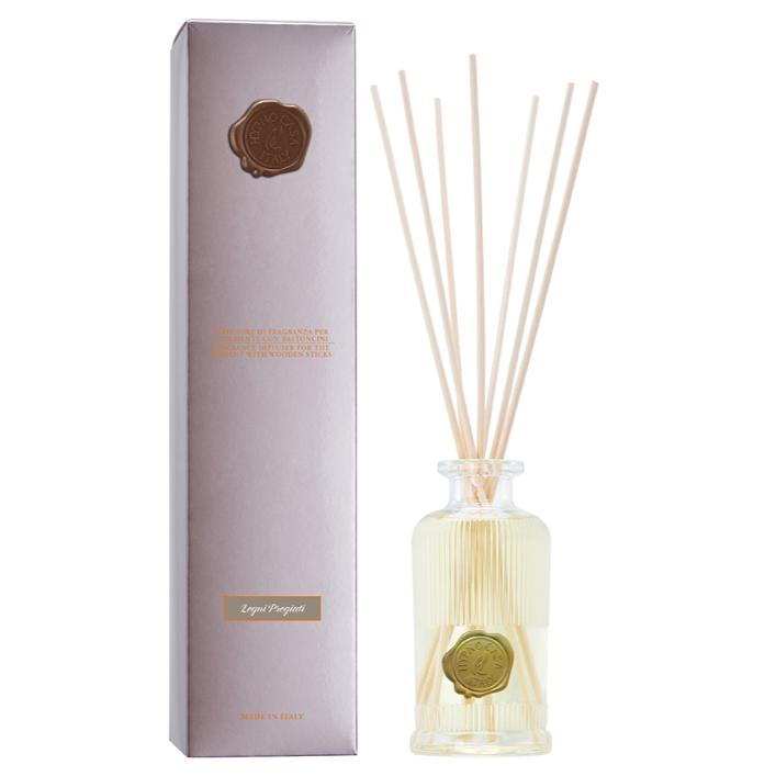 Diffusore a bastoncini Hypno Casa Legni Pregiati in vetro 200 ml