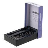 SAMBONET - Bloom Forchette Forchettine Dolce Set 6 Pezzi Posate Acciaio Inox