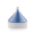 Scatola Trullo Pugliese Emò Italia in ceramica blu 9 cm
