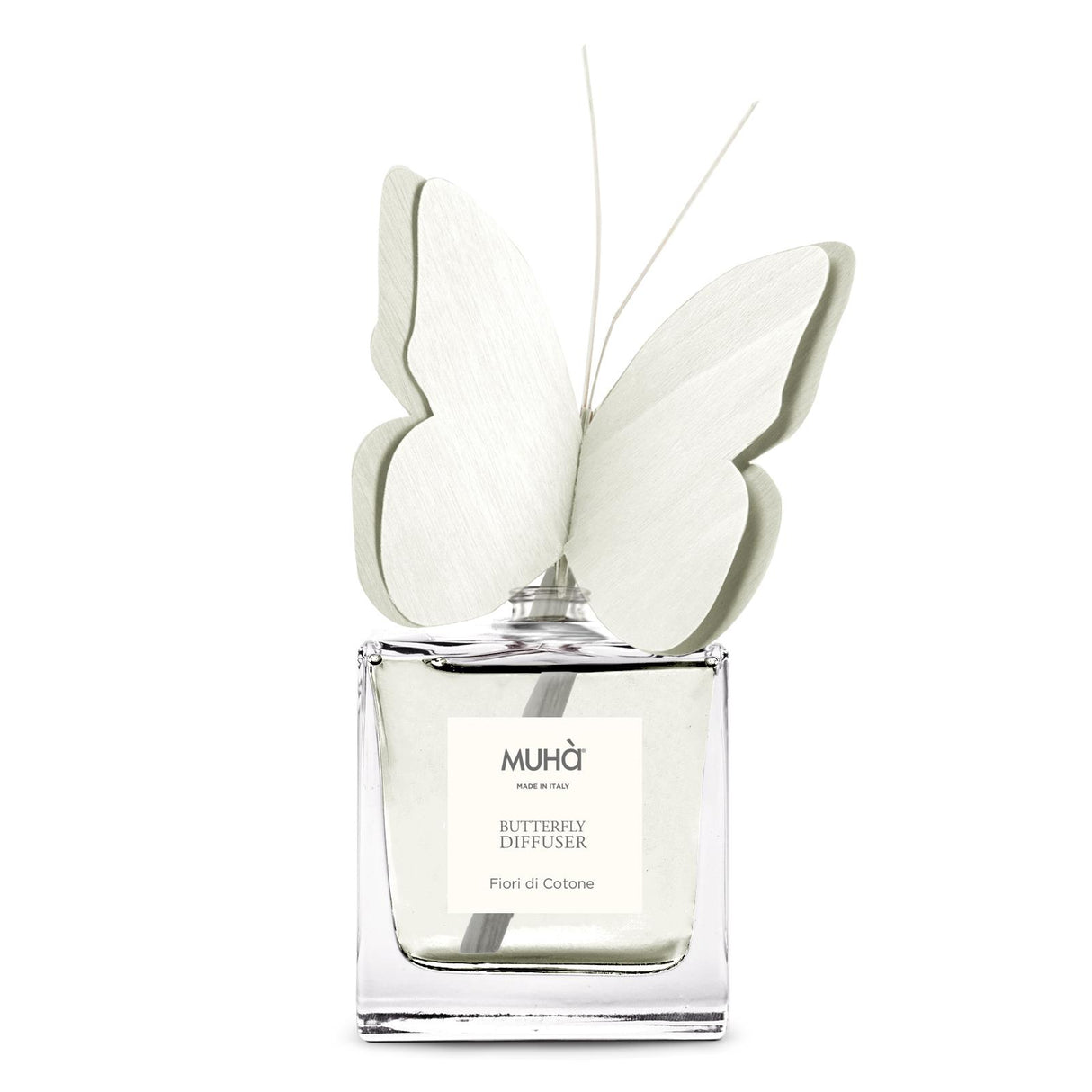 Diffusore a bastoncini Muha Butterfly 50 ml fragranza Fiori di Cotone