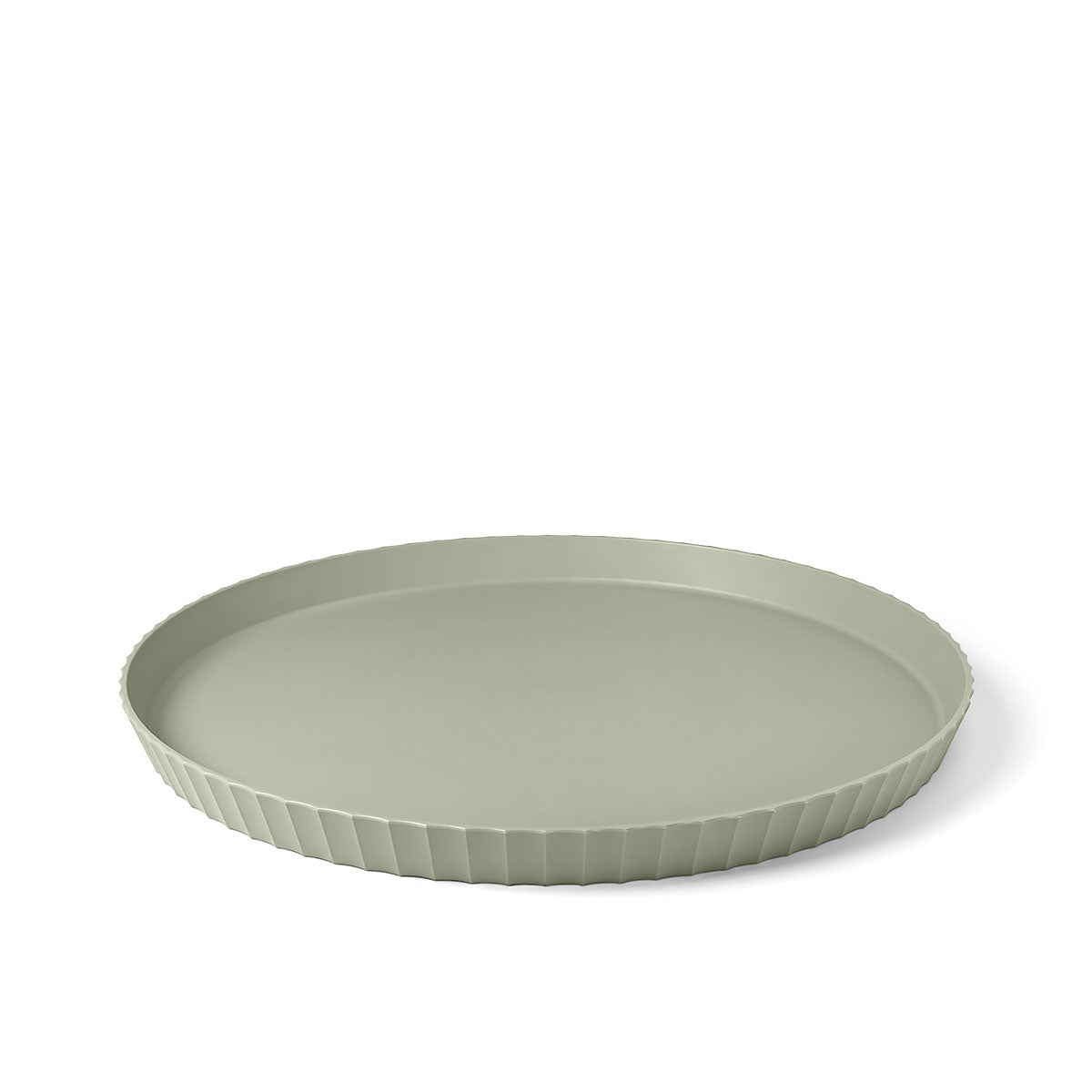 Vassoio rotondo Atena Blim Plus in polipropilene verde 40 cm