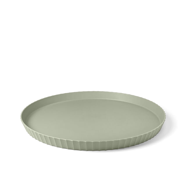 Vassoio rotondo Atena Blim Plus in polipropilene verde 40 cm
