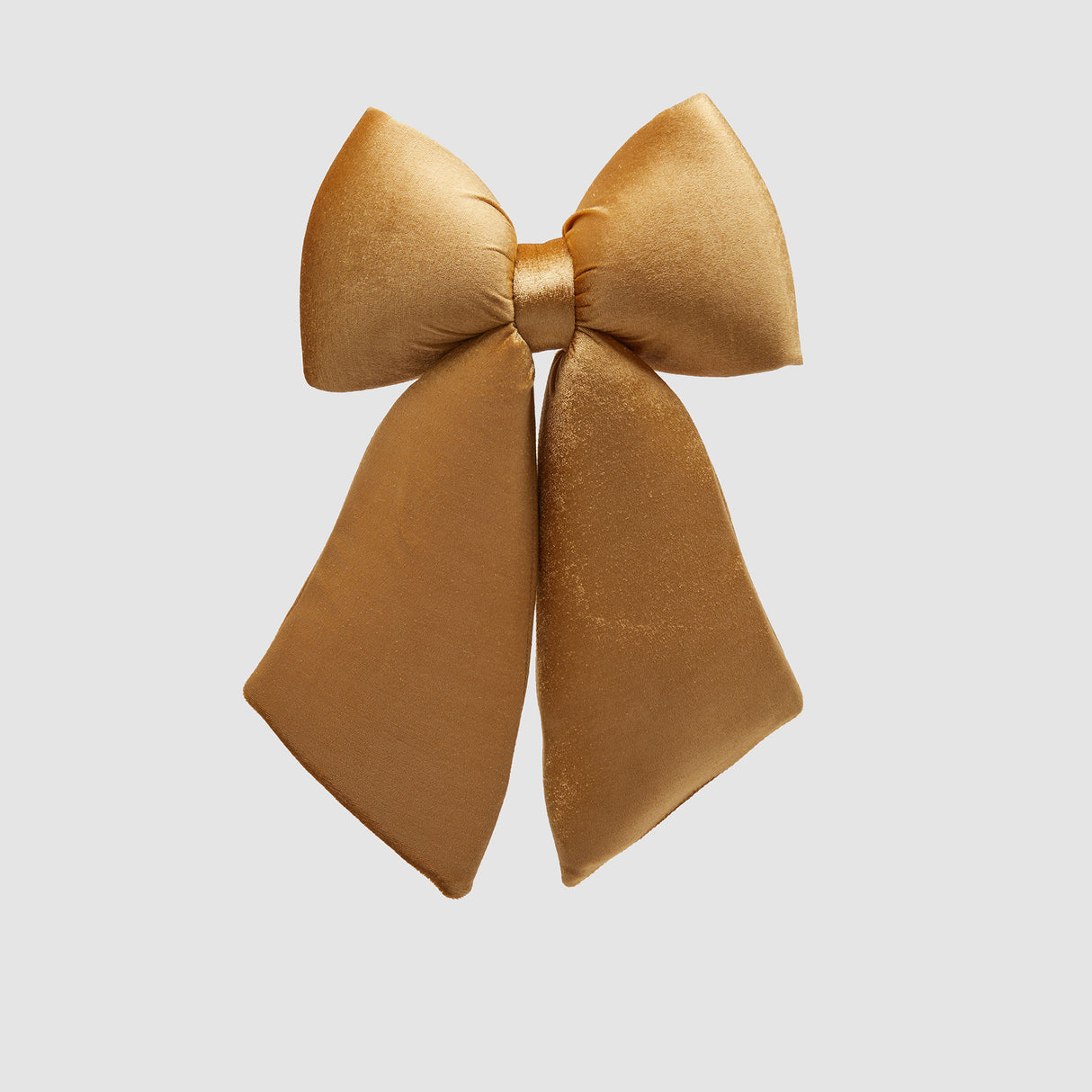 Fiocco imbottito EDG in velluto oro 38x27 cm decorazione natalizia
