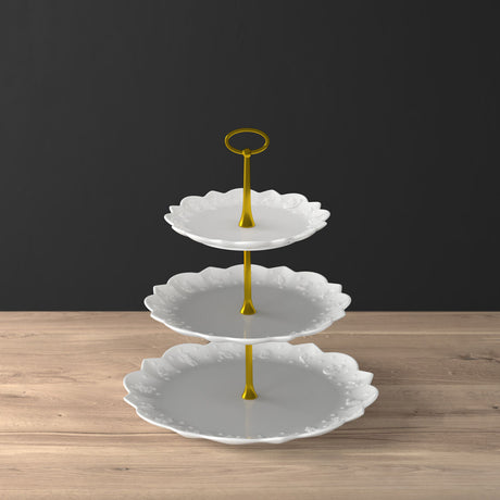 Alzata Toy's Delight Villeroy & Boch in porcellana bianca 29,5 cm