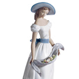 LLADRO' - Porcelain statue figure Woman Fragrances and colours