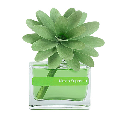 Diffusore Flower Muha con fiore in legno 60 ml fragranza Mosto Supremo