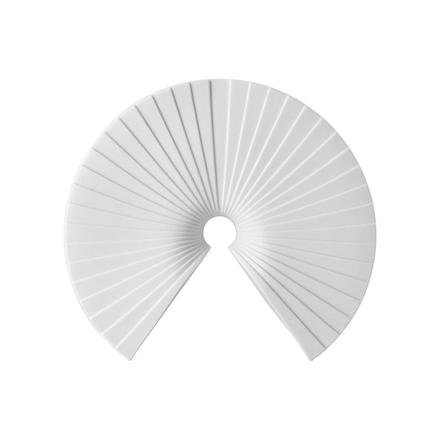Vaso Arcus Rosenthal in porcellana premium bianca 27x24 cm
