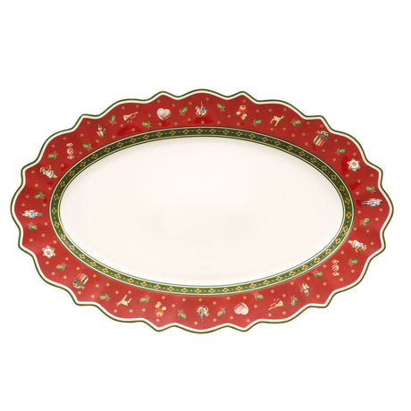 Piatto da portata Toy's Delight Villeroy & Boch porcellana ovale 50x31 cm