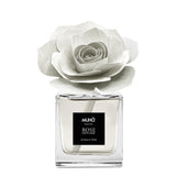 Diffusore a bastoncini Muha Rosa con fiore decorativo fragranza Acqua e Sale