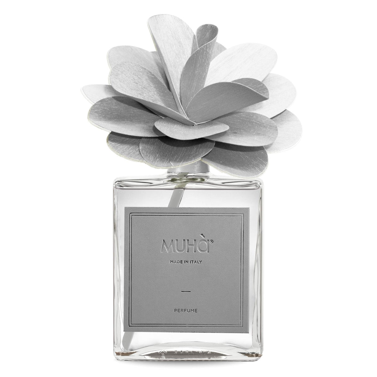 Diffusore Flower Muha in vetro con fiore in legno 500 ml fragranza Fiori Cotone