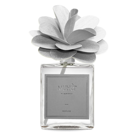 Diffusore Flower Muha in vetro con fiore in legno 500 ml fragranza Fiori Cotone
